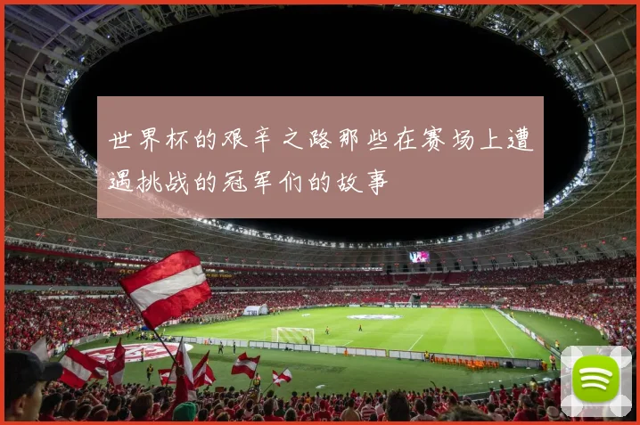 世界杯的艰辛之路那些在赛场上遭遇挑战的冠军们的故事